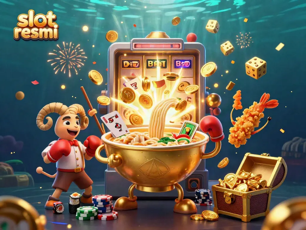 Experience the thrill of slot resmi games with vibrant 3D characters showcasing rich casino action.